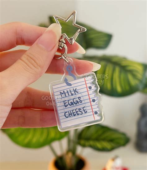 Floating Grocery List Keychain – goobersonly