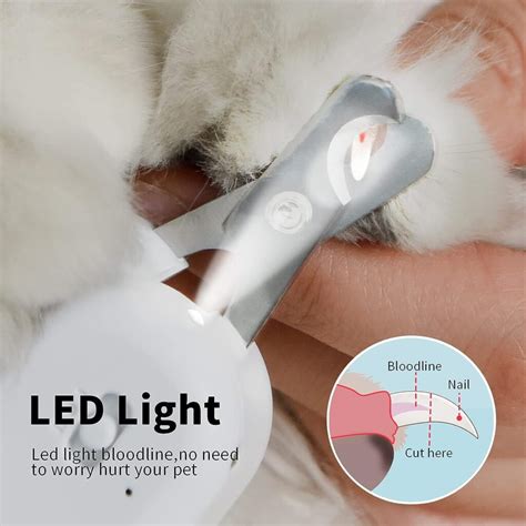 High Precision LED-Illuminated Cat Nail Clipper With UV Detection ...