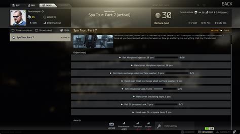 mega thread Peacekeeper quests | PK TASK : r/EscapefromTarkov