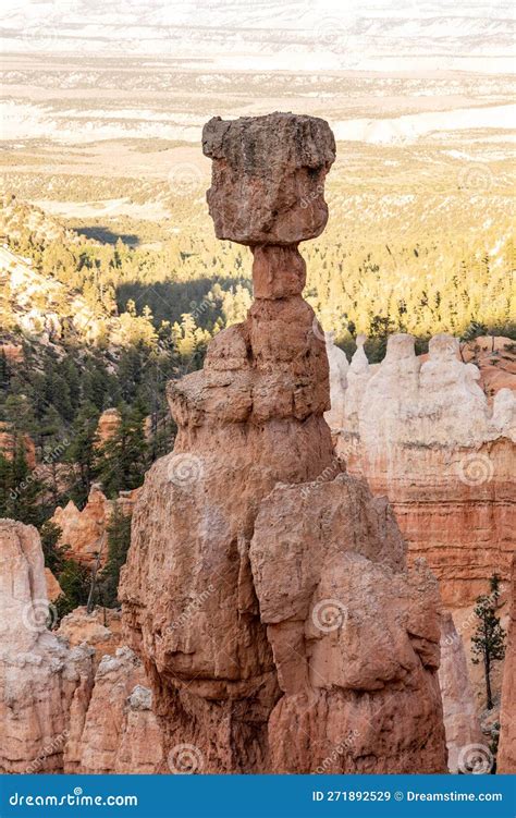 Thors Hammer Rock Formation in Bryce Canyon Stock Image - Image of ...