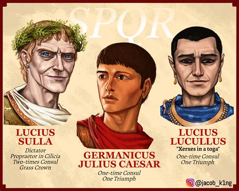 I drew Portraits of some Roman Generals Part 2 (OC) : r/ancientrome
