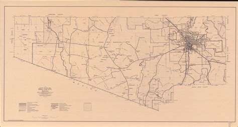 General Highway Map Pima County, 1991 | Arizona Memory Project