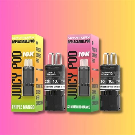 Juicy Pod Novamax 10K Pods | £5.49 | Any 4 For £20.00