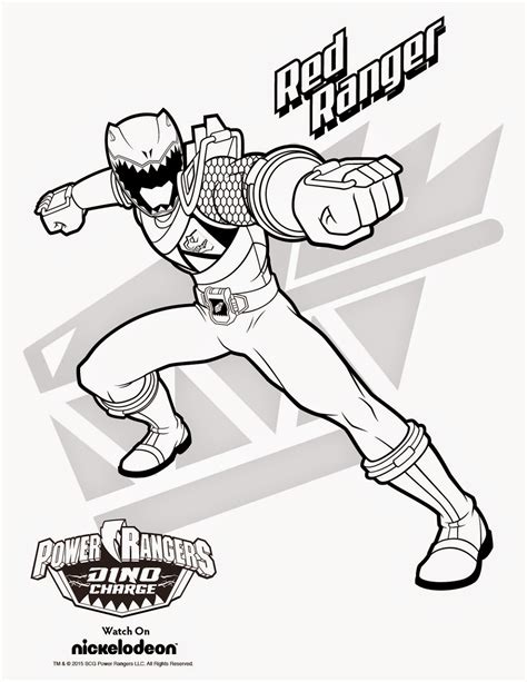 Power Ranger Coloring Pages