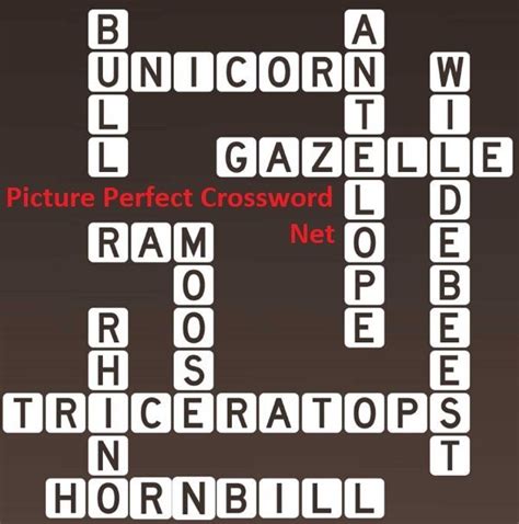 Show Your Horns - Picture Perfect Crossword