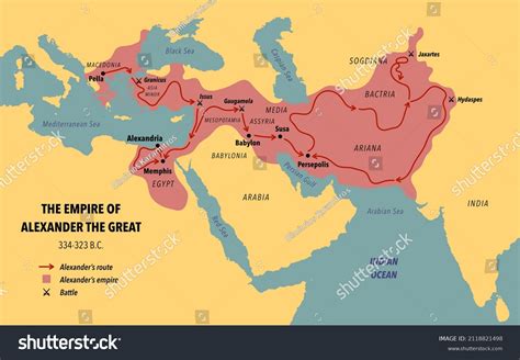 Alexander The Great Map