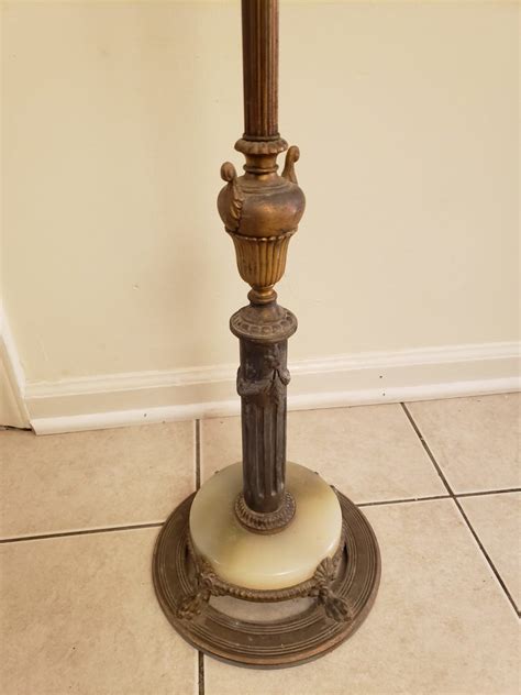 Vintage Bronze Floor Lamp at Evie Rounsevell blog