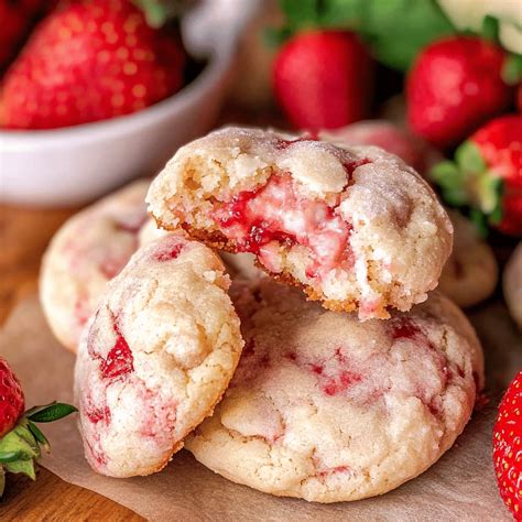 Heavenly Strawberry Cream Cheese Cookies Recipe