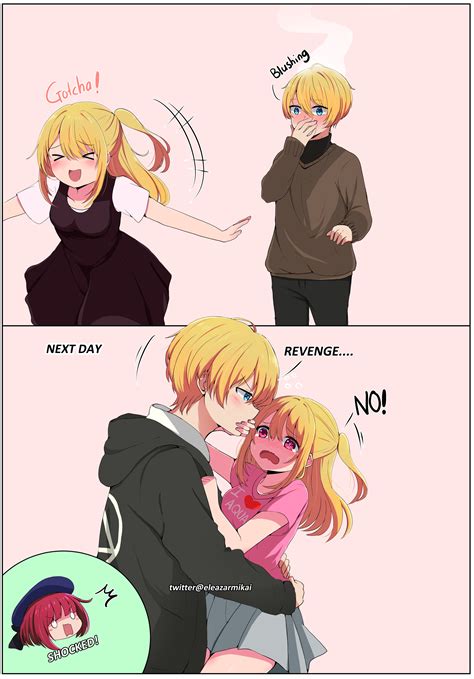 arima kana, hoshino ruby, and hoshino aquamarine (oshi no ko) drawn by eleazarmikai | Danbooru