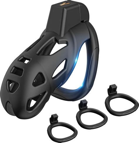 Yivans Resin Chastity Cage Sex Toy Men Chastity Belt Cock Cage with 3 ...