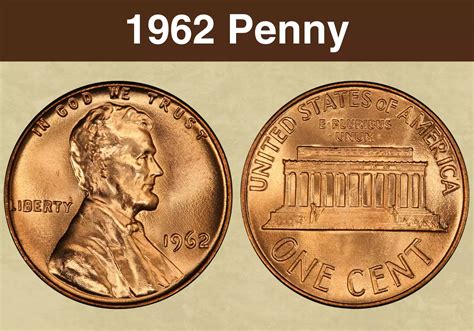 1962 Penny Coin Value (Errors List, "D" & No Mint Mark Worth ...