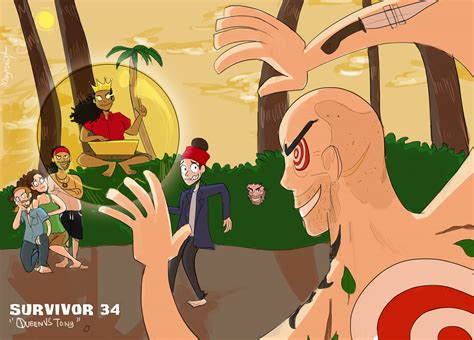 Survivor: Game Changers Art - Crazy Tony v. Queen Sandra : r/survivor