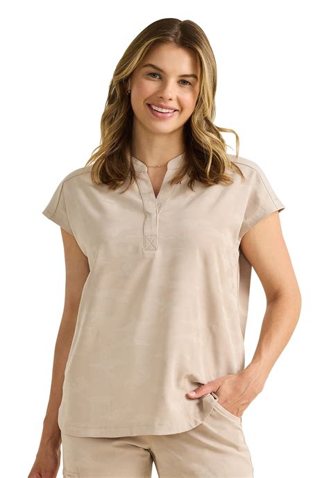 Healing Hands Purple Label Scrubs Top For Women Journey Camo 2352 ...