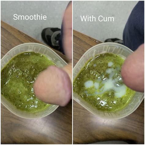 I make these smoothies at work. This one was blended before I jacked my ...