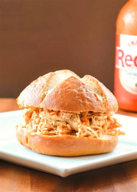 Crock Pot Buffalo Pulled Chicken | Serena Bakes Simply From Scratch