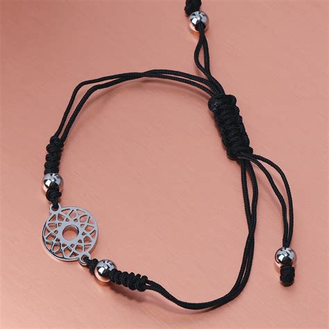 Ten-Pointed Star Charm Braided Bracelet