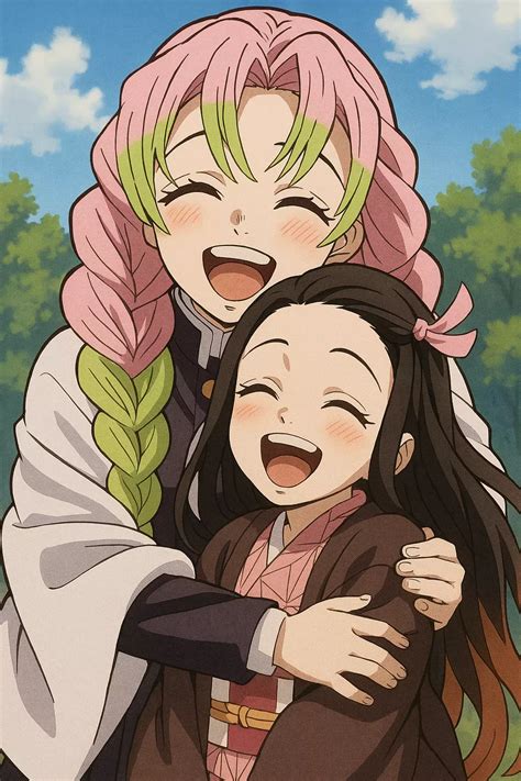 Mitsuri and Nezuko in 2025 | Anime art beautiful, Demon king anime ...