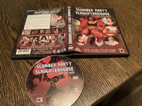 Slumber Party Slaughterhouse The DVD Game 2008 Used Horror Nudity Sexy ...