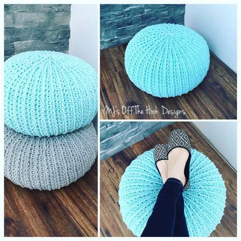 Crochet Floor Pouf (FREE PATTERN)