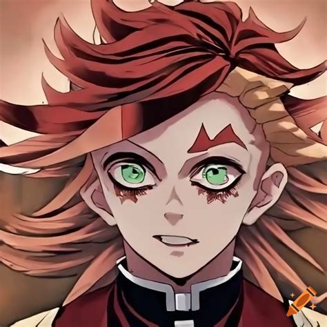 Douma demon slayer artwork on Craiyon