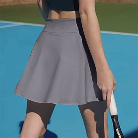 Xyxonk Womens Skorts Side Slit Golf Sport Skorts with Pockets Dressy ...