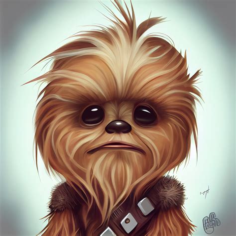 ArtStation - Cute Chewbacca