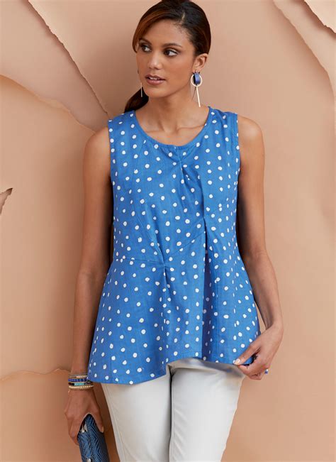 Sleeveless Blouse Patterns