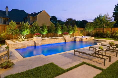 Combination of things we like in rectangular pool. Hot tub incorporated ...