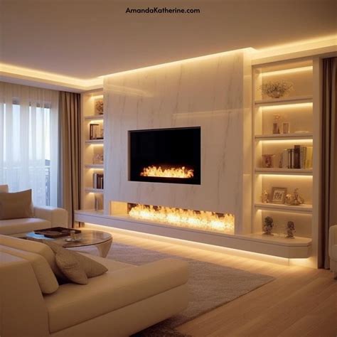31 Stunning Fireplace Wall Ideas with a TV for your Living Room ...