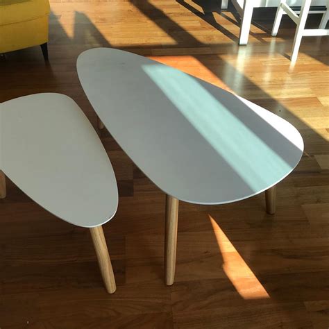 White Scandinavian coffee/side nest tables in LS1 Leeds für 35,00 £ zum Verkauf | Shpock DE