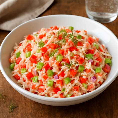 Imitation Crab Salad: Chilled Dish