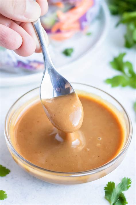 Thai Peanut Sauce for Spring Rolls - Evolving Table | Recipe | Homemade ...