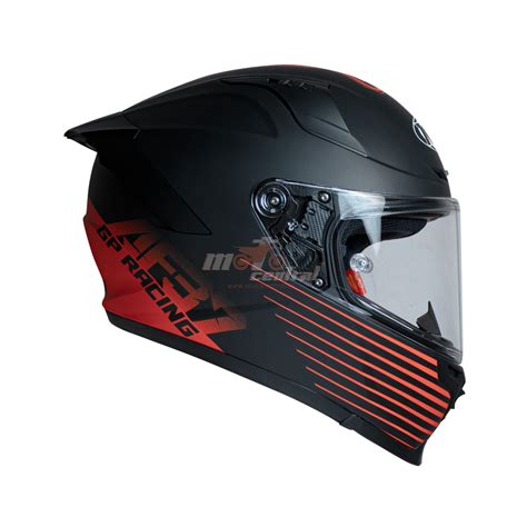 KYT Striker AF37 Livery Matt Black Red Helmet– Moto Central