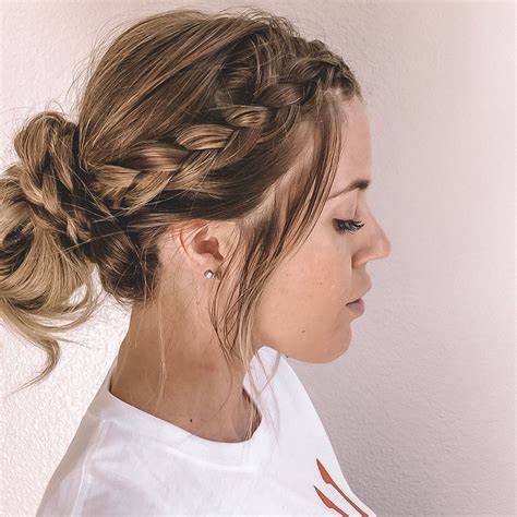 Tutorial • messy bun braid – Artofit