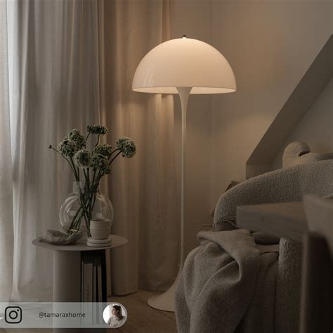 Louis Poulsen Panthella - Designer floor lamp, opal | Lights.co.uk