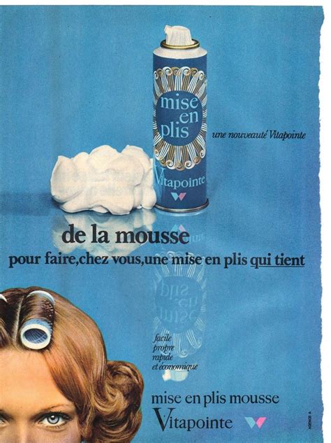 PUBLICITE 1970 VITAPOINTE mise en plis à la mousse | eBay | Hair ...