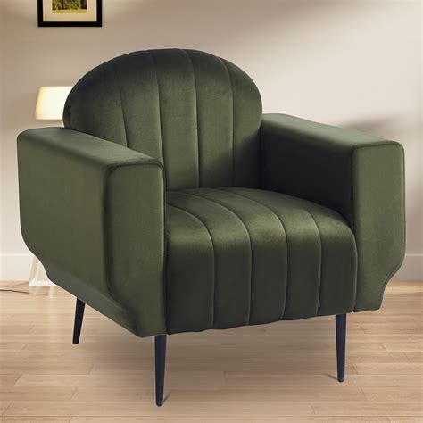 Delia Green Accent Chair | Wilko