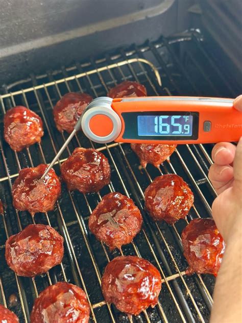 Smoked Barbecue Meatballs | Pellets and Pits