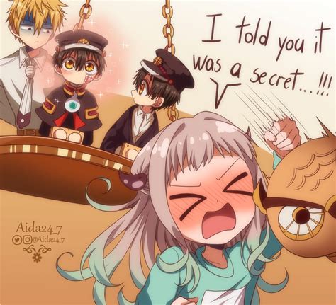 hanako, yashiro nene, yugi tsukasa, and minamoto kou (jibaku shounen ...