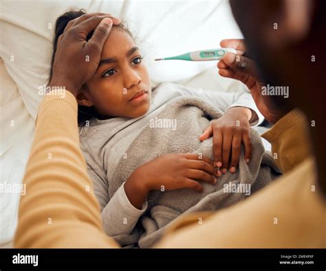 Sick Girl In Bed