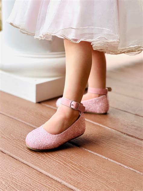Pink Glitter Shoes Childrens Dress Shoes Kids Shoes Toddler - Etsy