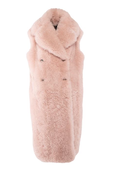 Pink Vests Coats | Luxury Fur Collection | Coveti