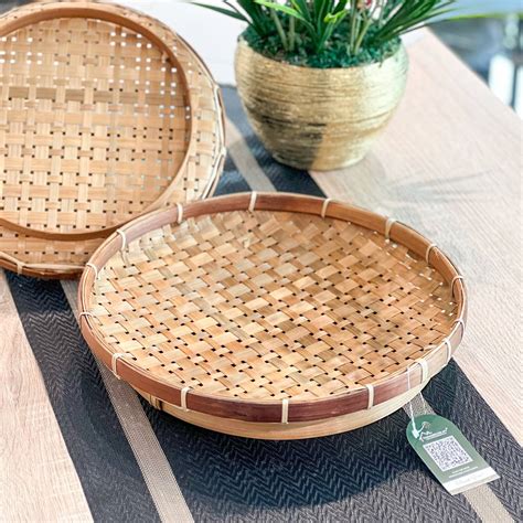 Bamboo Rattan Plate – YANADECOR.MY