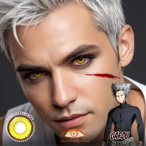 One-Punch Man: Garou Cosplay Yellow Contact Lenses - Colored Contact ...