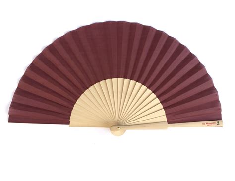 Abanico de madera (tela negra o rojo inglés en 2 tamaños) – La Maravilla