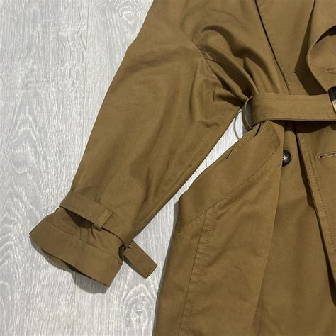 Women's Khaki and Tan Coat | Depop