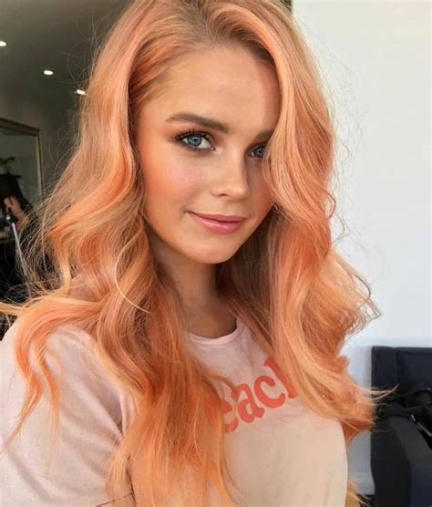 Peach Hair Dye