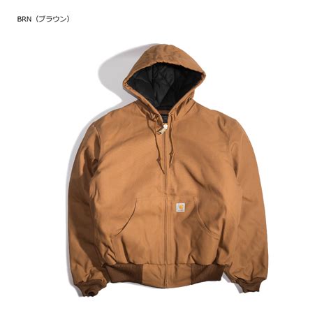 Carhartt（カーハート） Carhartt J140 ダックアクティブジャケット キルティングフランネル裏地 アメリカ製 ｜ メンズ S M L XL XXL MADE IN USA ...