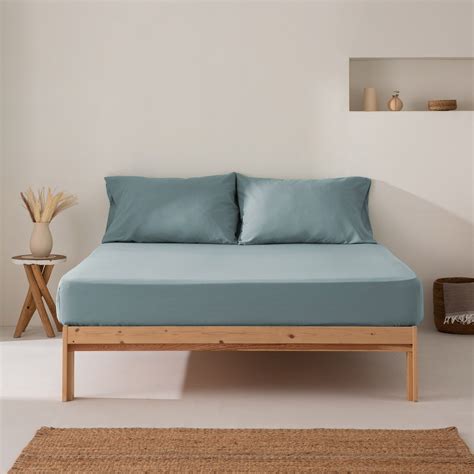Sabana Bajera Cama 150 x 200 x 30 cm 100% Algodón Transpirable ...