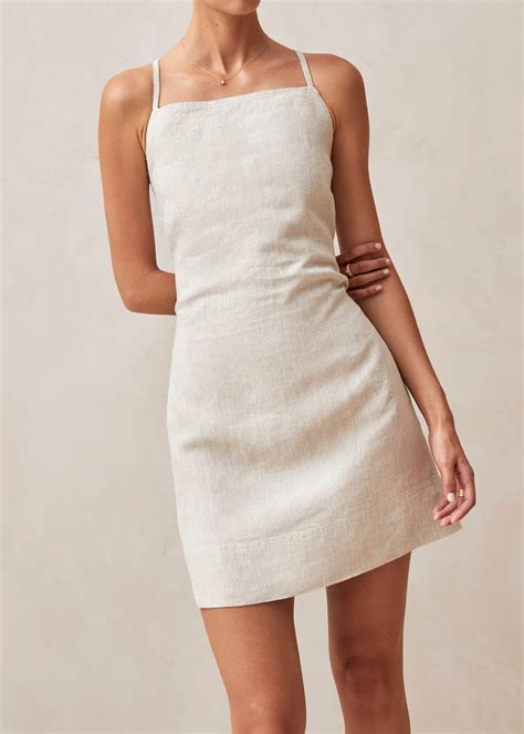 Lina Natural | ALOHAS in 2024 | Linen mini dress, Mini dress, Fashion ...
